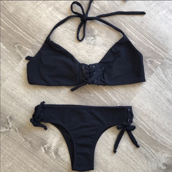 Frankie's Bikinis Other - NWOT SoDeMel Lace Up Bikini